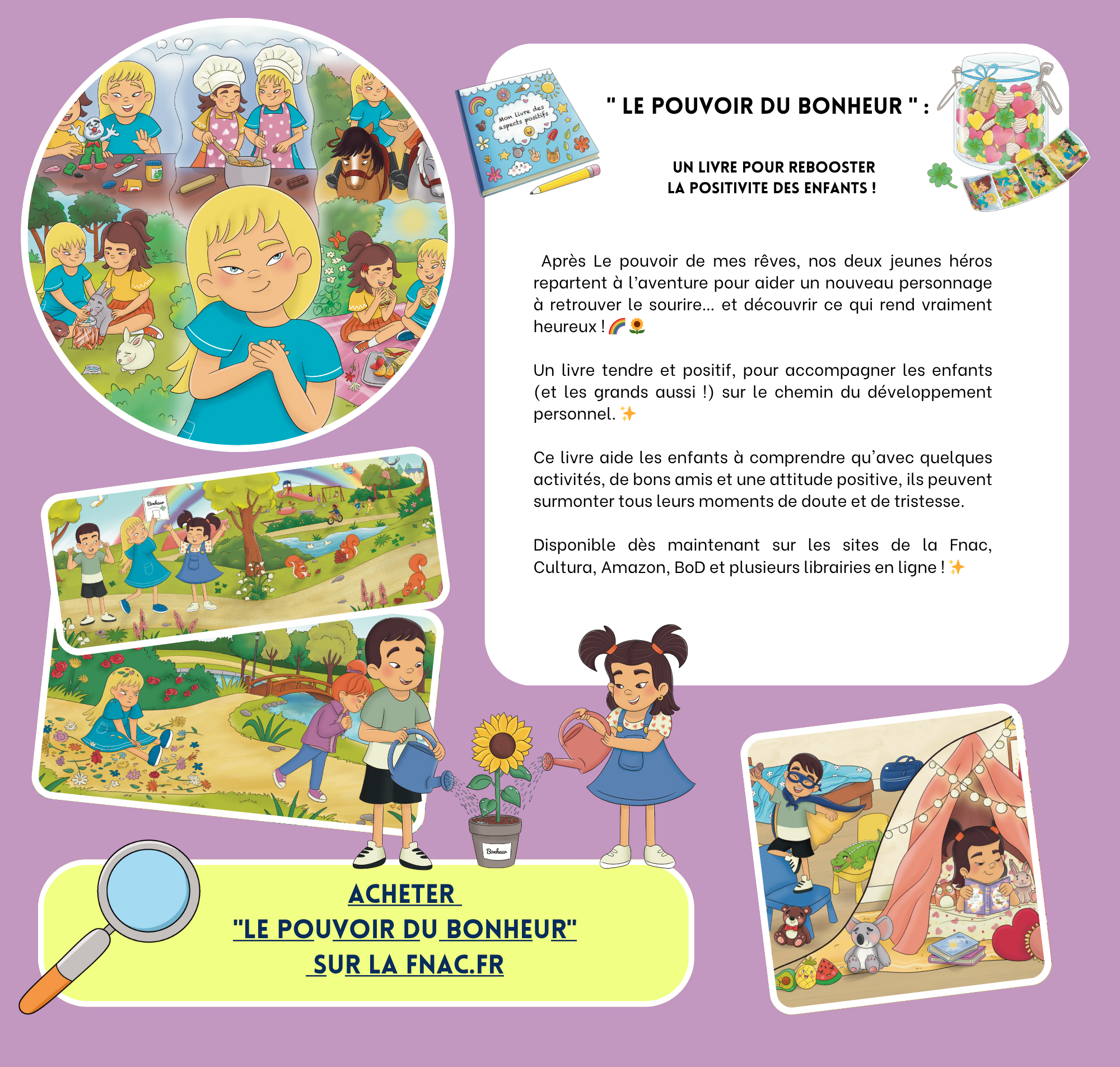 Le pouvoir du bonheur : un livre jeunesse pour booster la positivité des enfants !