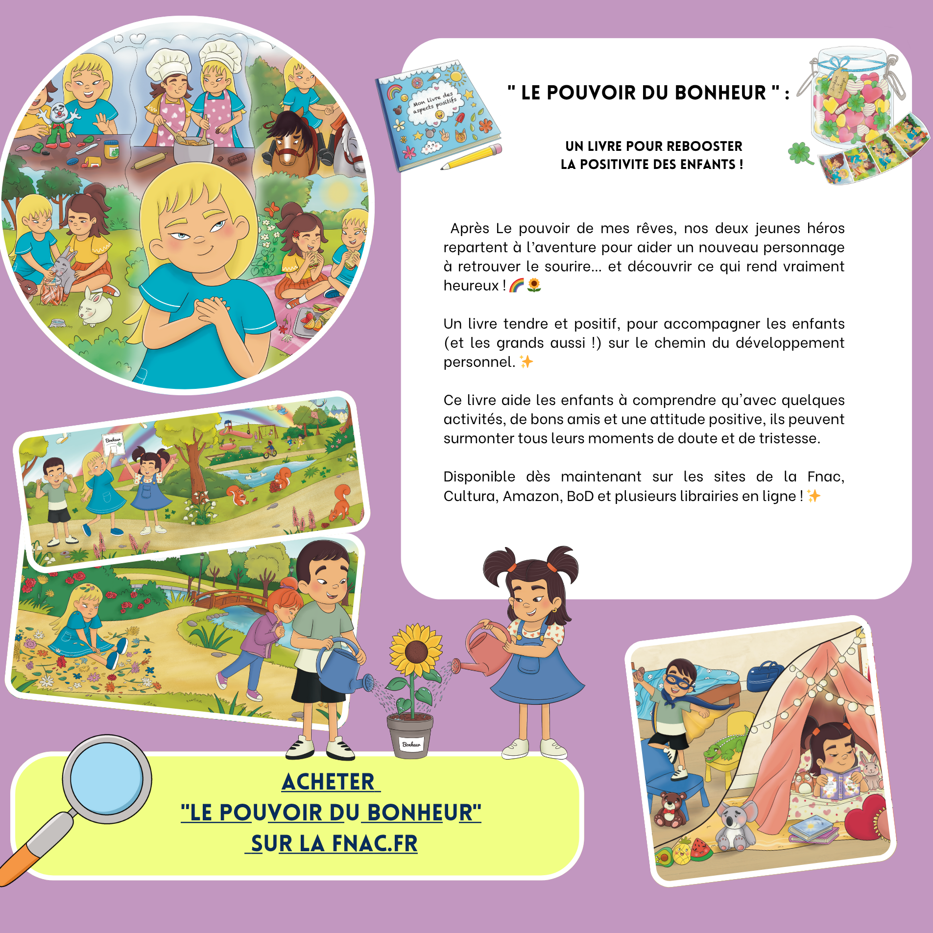 Le pouvoir du bonheur : un livre jeunesse pour booster la positivité des enfants !